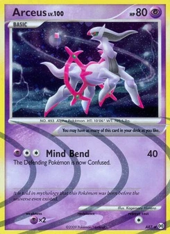 Pokémon-Karte Arceus AR7