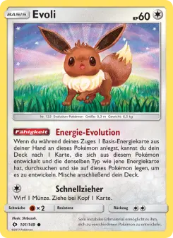Pokémon-Karte Evoli 101/149