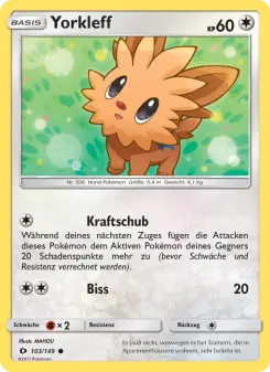 Pokémon-Karte Yorkleff 103/149
