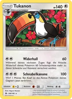 Pokémon-Karte Tukanon 108/149