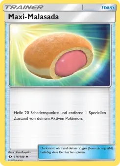 Pokémon-Karte Maxi-Malasada 114/149