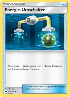 Pokémon-Karte Energie-Umschalter 117/149