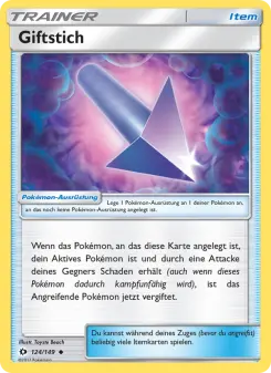 Pokémon-Karte Giftstich 124/149