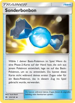 Pokémon-Karte Sonderbonbon 129/149