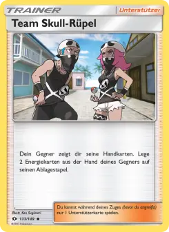 Pokémon-Karte Team Skull-Rüpel 133/149