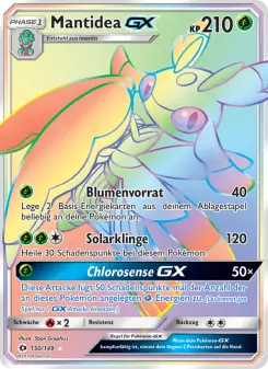 Pokémon-Karte Mantidea GX 150/149