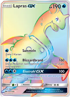 Pokémon-Karte Lapras GX 151/149