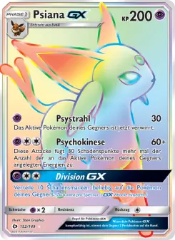 Pokémon-Karte Psiana GX 152/149