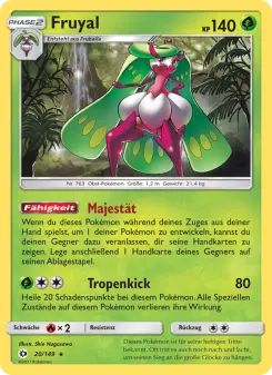 Pokémon-Karte Fruyal 020/149