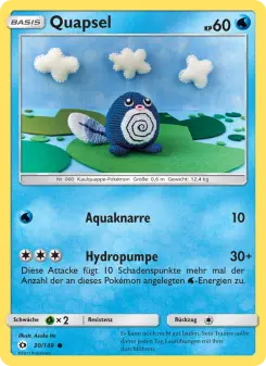 Pokémon-Karte Quapsel 030/149