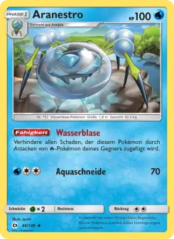 Pokémon-Karte Aranestro 046/149