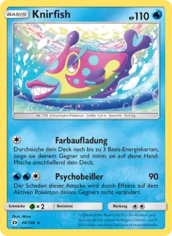 Pokémon-Karte Knirfish 048/149