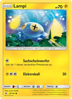 Pokémon-Karte Lampi 049/149