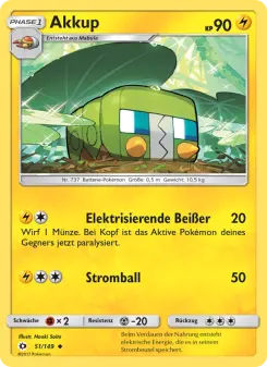 Pokémon-Karte Akkup 051/149