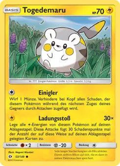 Pokémon-Karte Togedemaru 053/149