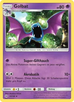 Pokémon-Karte Golbat 055/149