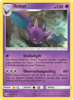 Pokémon-Karte Iksbat 056/149