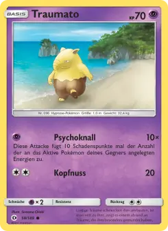 Pokémon-Karte Traumato 059/149