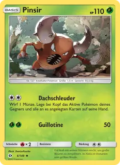 Pokémon-Karte Pinsir 006/149