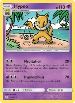 Pokémon-Karte Hypno 060/149