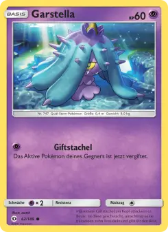 Pokémon-Karte Garstella 062/149