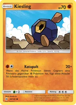 Pokémon-Karte Kiesling 069/149