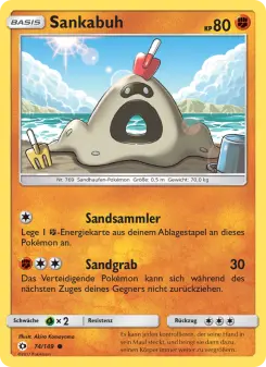 Pokémon-Karte Sankabuh 074/149