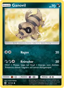 Pokémon-Karte Ganovil 083/149