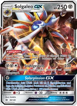 Pokémon-Karte Solgaleo GX 089/149