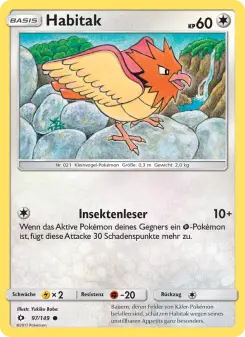Pokémon-Karte Habitak 097/149