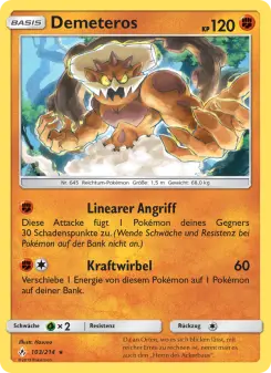 Pokémon-Karte Demeteros 103/214