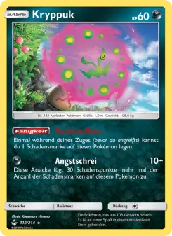 Pokémon-Karte Kryppuk 112/214