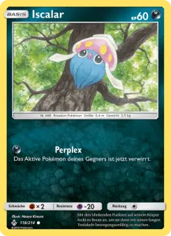 Pokémon-Karte Iscalar 118/214