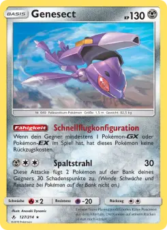 Pokémon-Karte Genesect 127/214