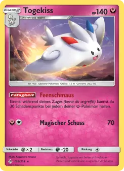 Pokémon-Karte Togekiss 138/214