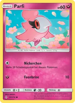 Pokémon-Karte Parfi 141/214