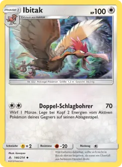 Pokémon-Karte Ibitak 146/214