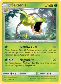 Pokémon-Karte Sarzenia 015/214