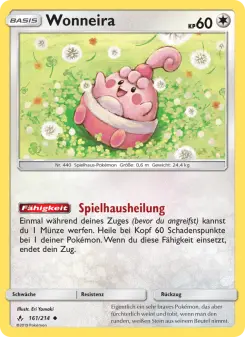 Pokémon-Karte Wonneira 161/214