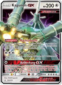 Pokémon-Karte Kaguron GX 163/214