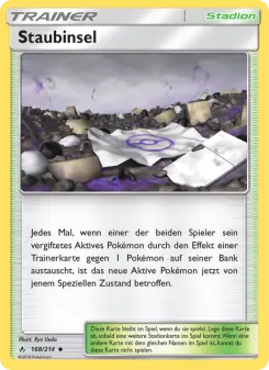 Pokémon-Karte Staubinsel 168/214