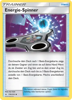 Pokémon-Karte Energie-Spinner 170/214