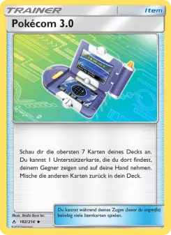 Pokémon-Karte Pokécom 3.0 182/214