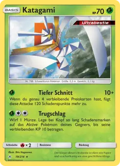 Pokémon-Karte Katagami 019/214