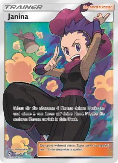 Pokémon-Karte Janina 210/214