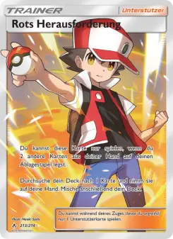 Pokémon-Karte Rots Herausforderung 213/214