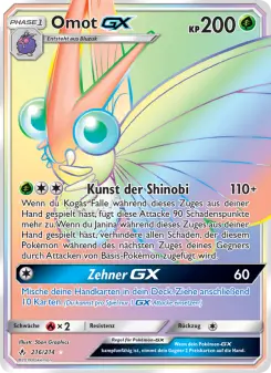Pokémon-Karte Omot GX 216/214