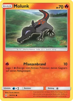 Pokémon-Karte Molunk 030/214