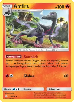 Pokémon-Karte Amfira 031/214