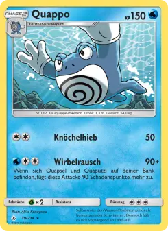 Pokémon-Karte Quappo 039/214
